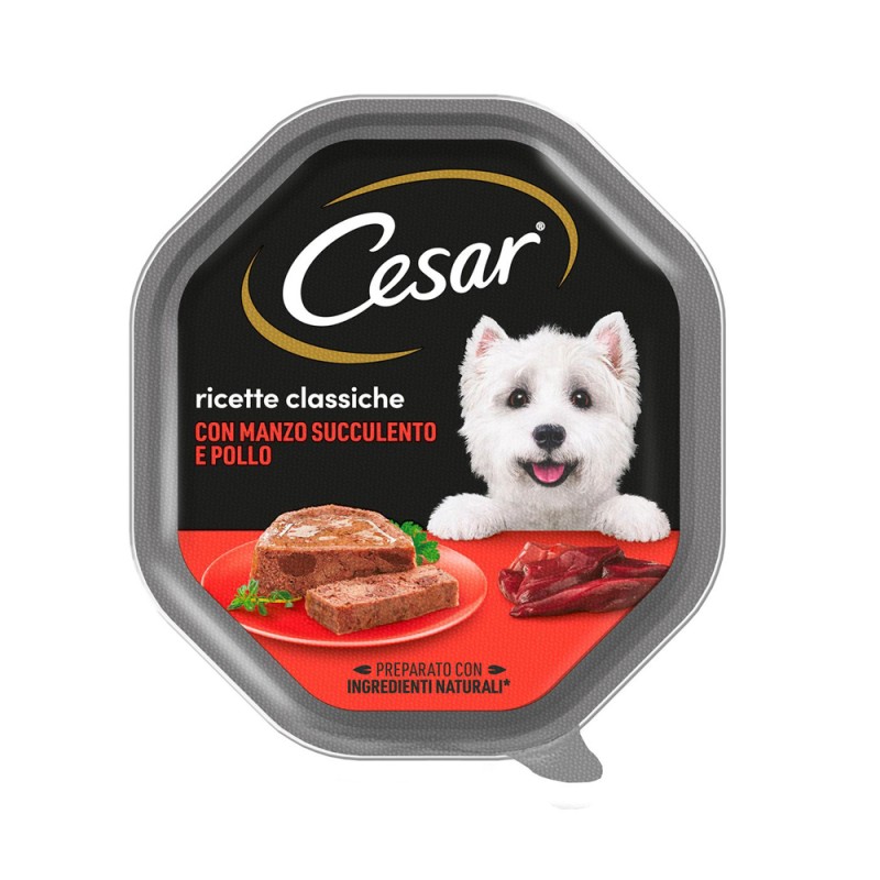 CANE CESAR 150GR RICETTE CLASSICHE MANZO POLLO