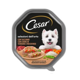 CANE CESAR 150GR SELEZIONI DELL'ORTO TACCHINO CUORE VERDURE