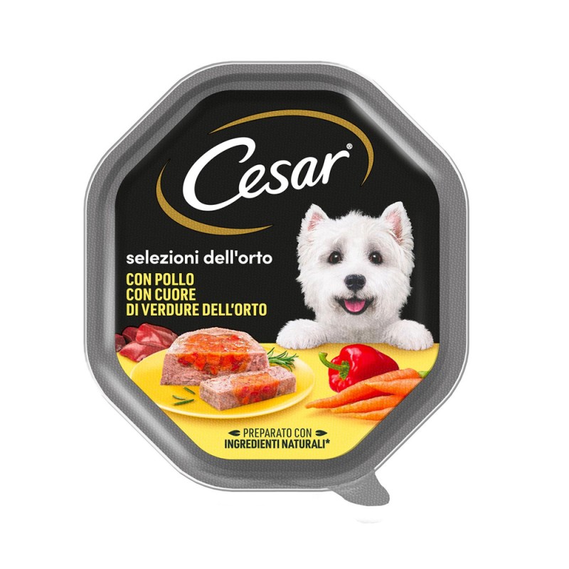 CANE CESAR 150GR SELEZIONI DELL'ORTO POLLO CUORE VERDURE