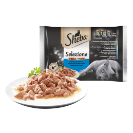 GATTO SHEBA 4X85GR SELEZIONE CON PESCE