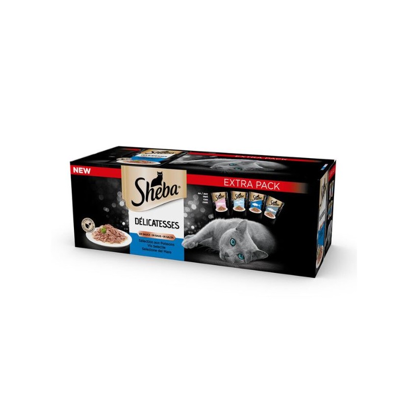 GATTO SHEBA BUSTA 40X85GR PESCE