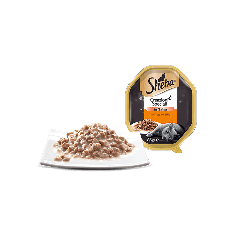 GATTO SHEBA 85GR CREAZIONI SPECIALI TROTA SALSA