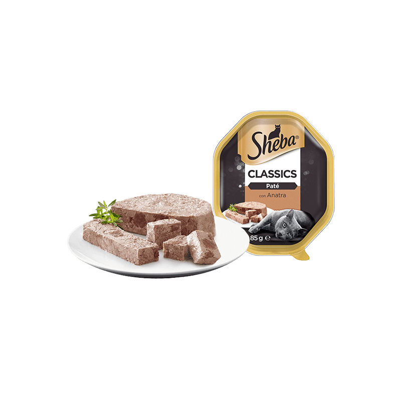 GATTO SHEBA 85GR PATE ANATRA