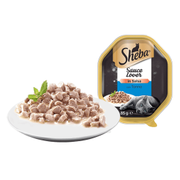 GATTO SHEBA 85GR SAUCE LOVER TONNO