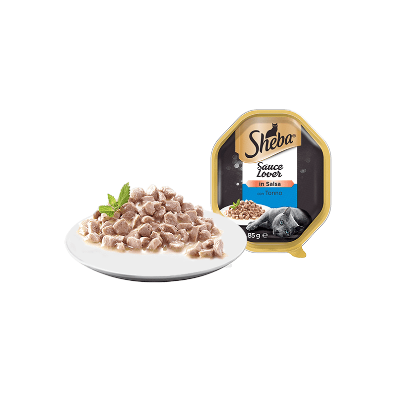 GATTO SHEBA 85GR SAUCE LOVER TONNO