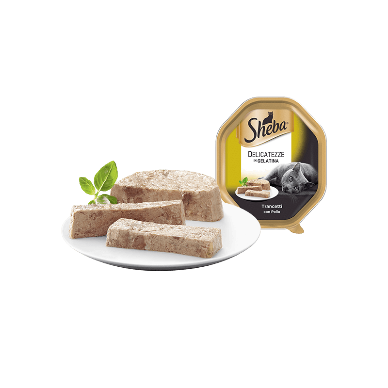 GATTO SHEBA 85GR DELICATEZZE TRANCETTI DI POLLO