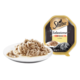 GATTO SHEBA 85GR SELEZIONE IN SALSA POLLO