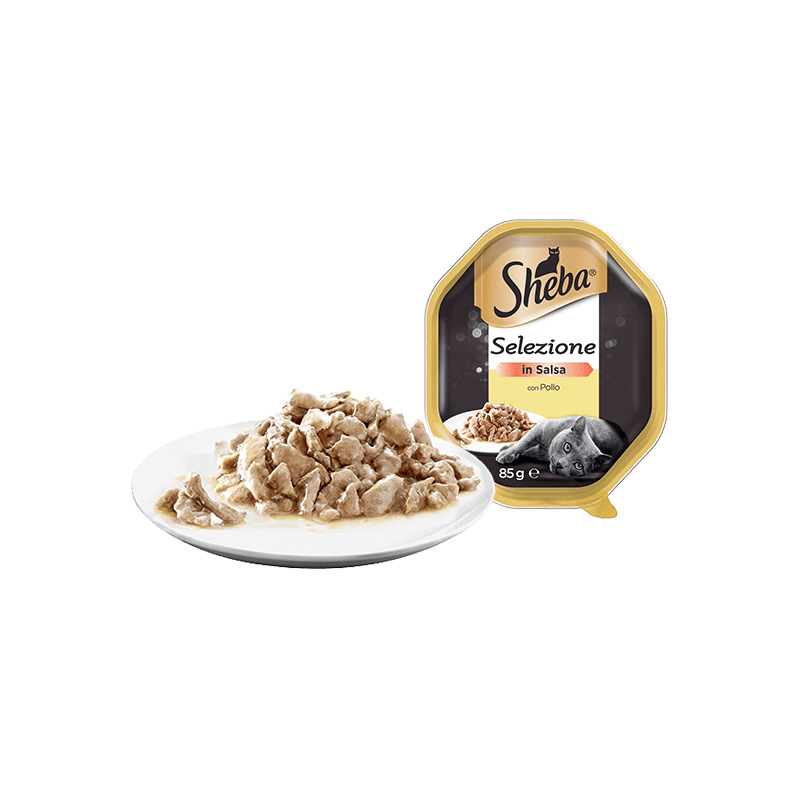 GATTO SHEBA 85GR SELEZIONE IN SALSA POLLO