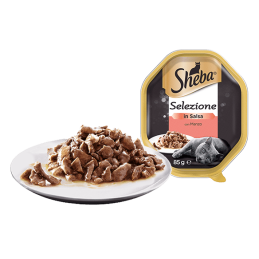 GATTO SHEBA 85GR SELEZIONI SALSA MANZO E TACCHINO