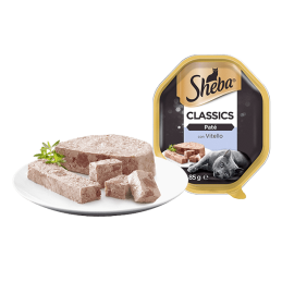 GATTO SHEBA 85GR VASCHETTA PATE VITELLO