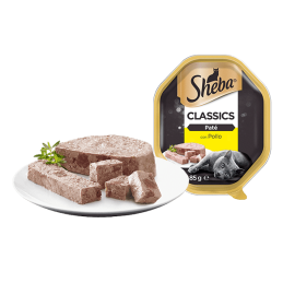 GATTO SHEBA 85GR VASCHETTA PATE POLLO