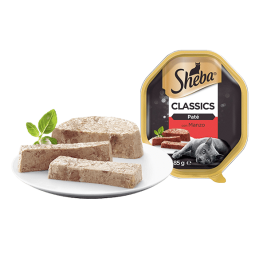 GATTO SHEBA 85GR VASCHETTA PATE MANZO