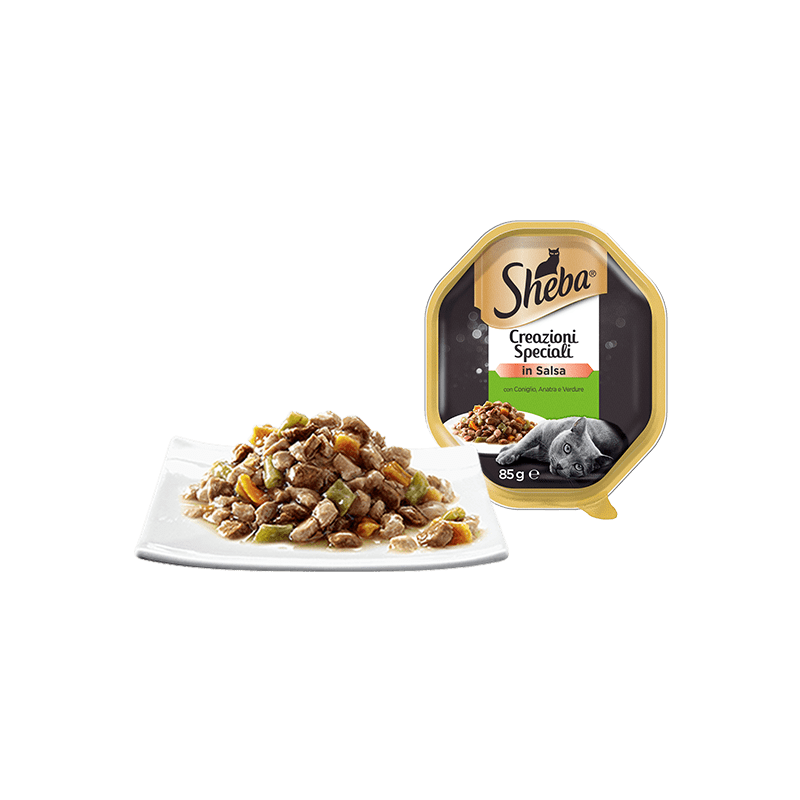 GATTO SHEBA 85GR CREAZIONI SPECIALI CONIGLIO ANATRA