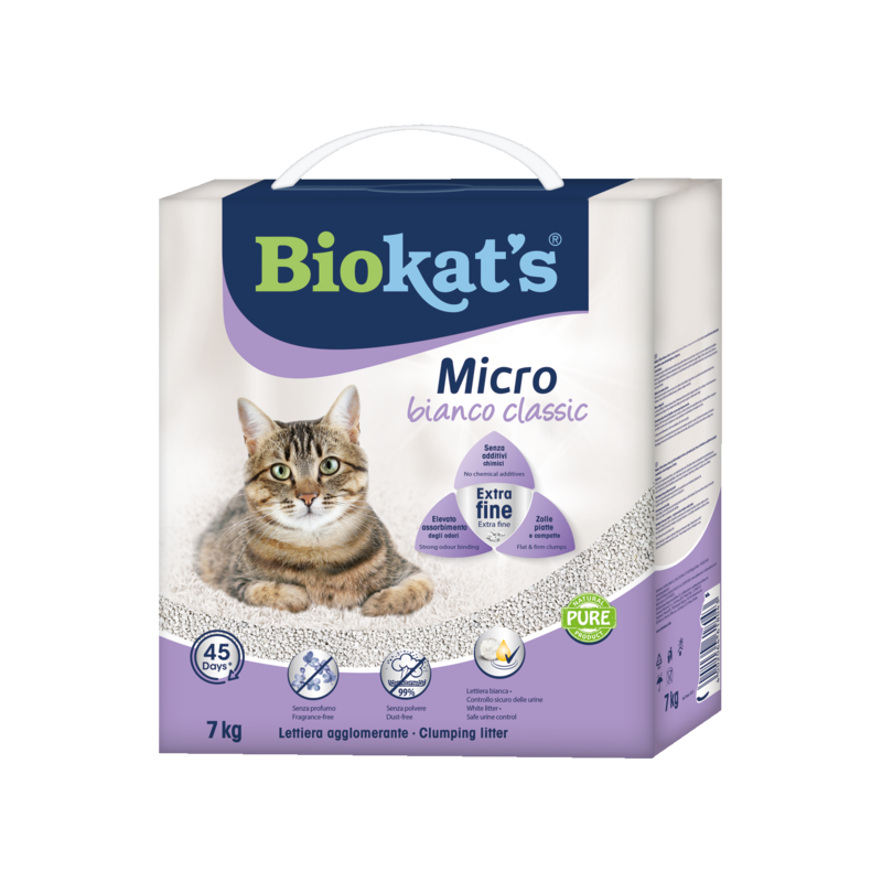 LETTIERA BIOKAT'S BIANCO MICRO 7KG