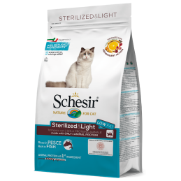 GATTO SCHESIR STERILISED 1.5KG PESCE