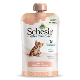 GATTO SCHESIR KITTEN 150GR CREAM POLLO