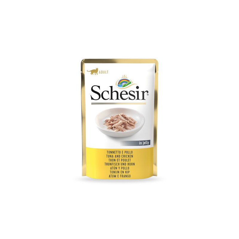 GATTO SCHESIR 85GR BUSTA TONNETTO AFFETTATO POLLO