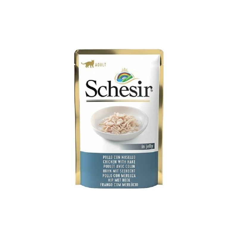 GATTO SCHESIR 85GR BUSTA POLLO NASELLO