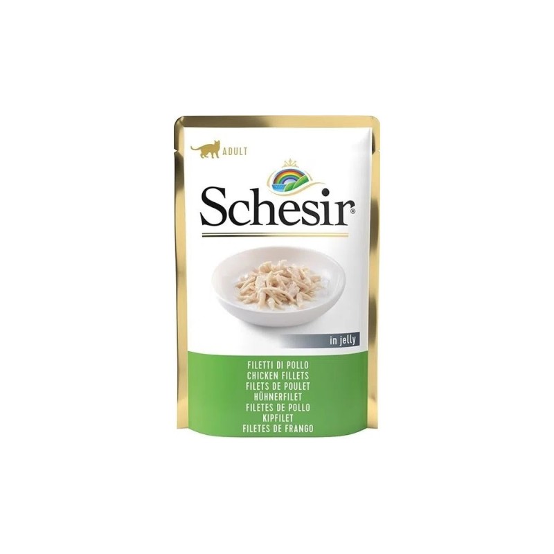 GATTO SCHESIR 85GR BUSTA FILETTO POLLO