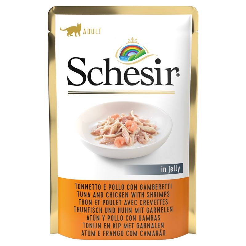 GATTO SCHESIR 85GR BUSTA TONNO POLLO