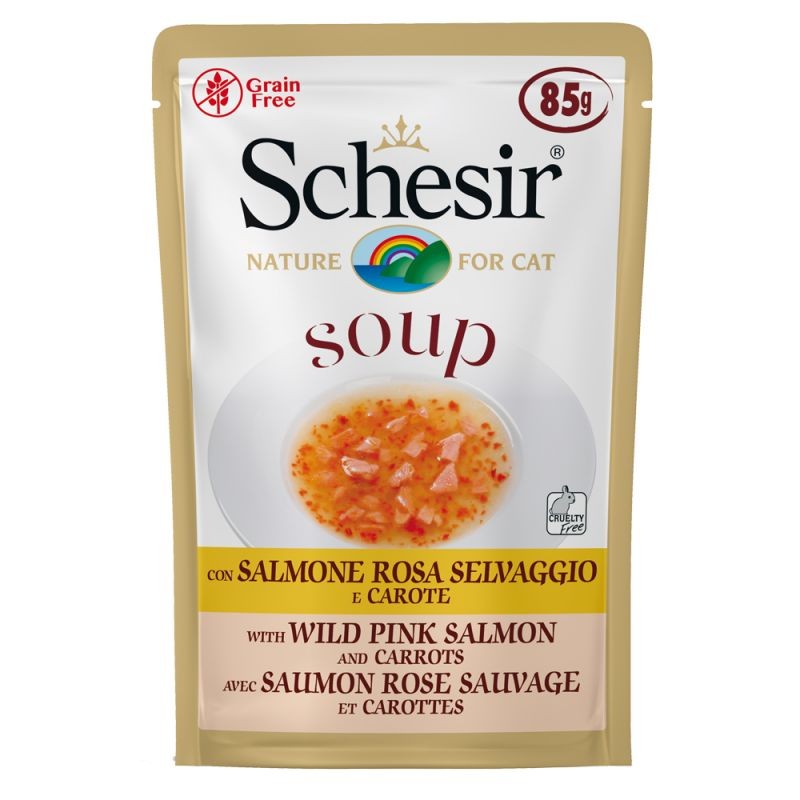 GATTO SCHESIR SOUP 85GR SALMONE ROSA