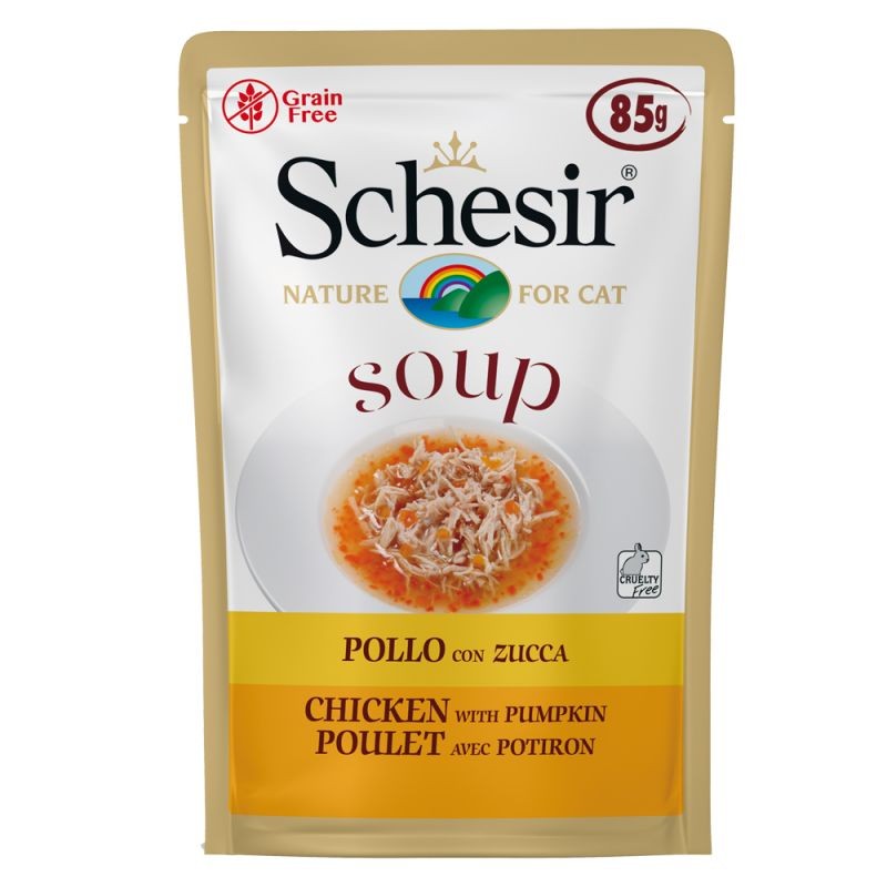 GATTO SCHESIR SOUP 85GR POLLO ZUCCA