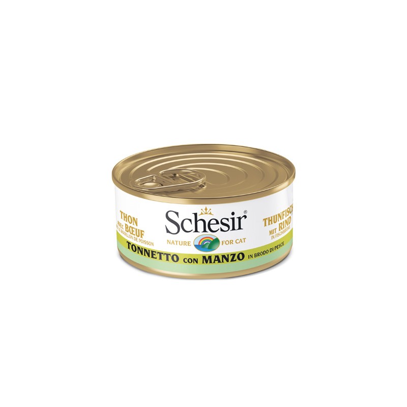 GATTO SCHESIR 70GR BRODO TONNO E MANZO