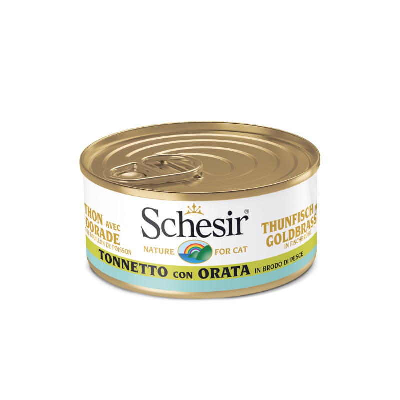 GATTO SCHESIR 70GR BRODO TONNO E ORATA