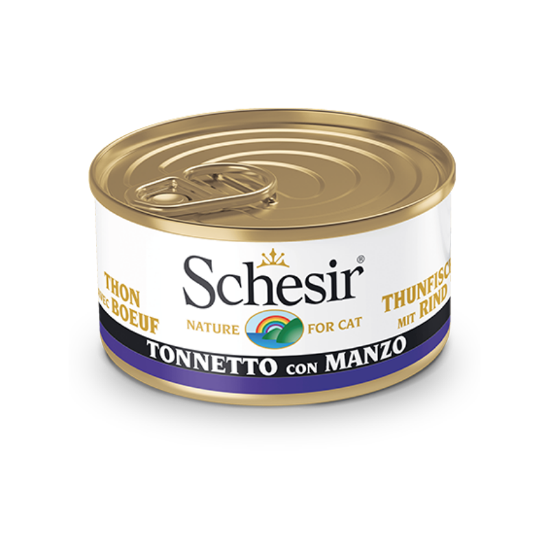 GATTO SCHESIR 85GR TONNETTO MANZO GEL