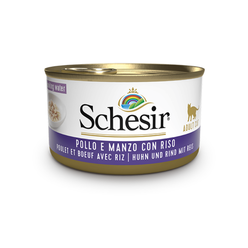 GATTO SCHESIR 85GR POLLO MANZO RISO