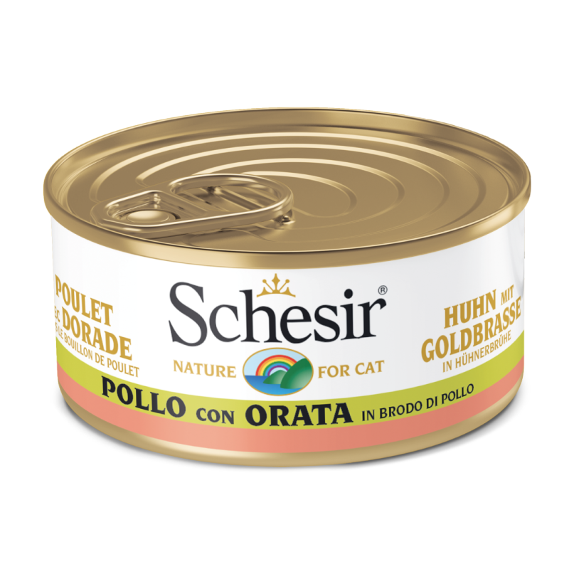 GATTO SCHESIR 70GR BRODO POLLO E ORATA