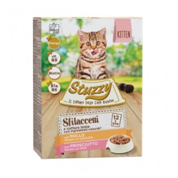 GATTO STUZZY SPECIAL KITTEN 12X85GR POL/PROSSCIUTTO