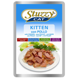 GATTO STUZZY KITTEN 85GR BUSTA POLLO