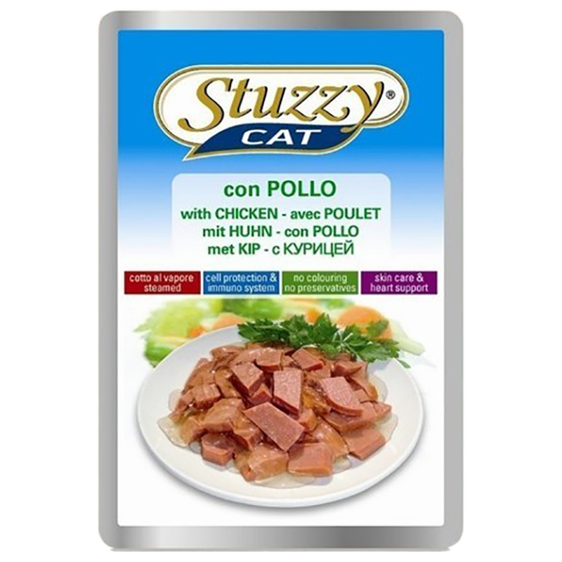 GATTO STUZZY ADULT 85GR BUSTA POLLO