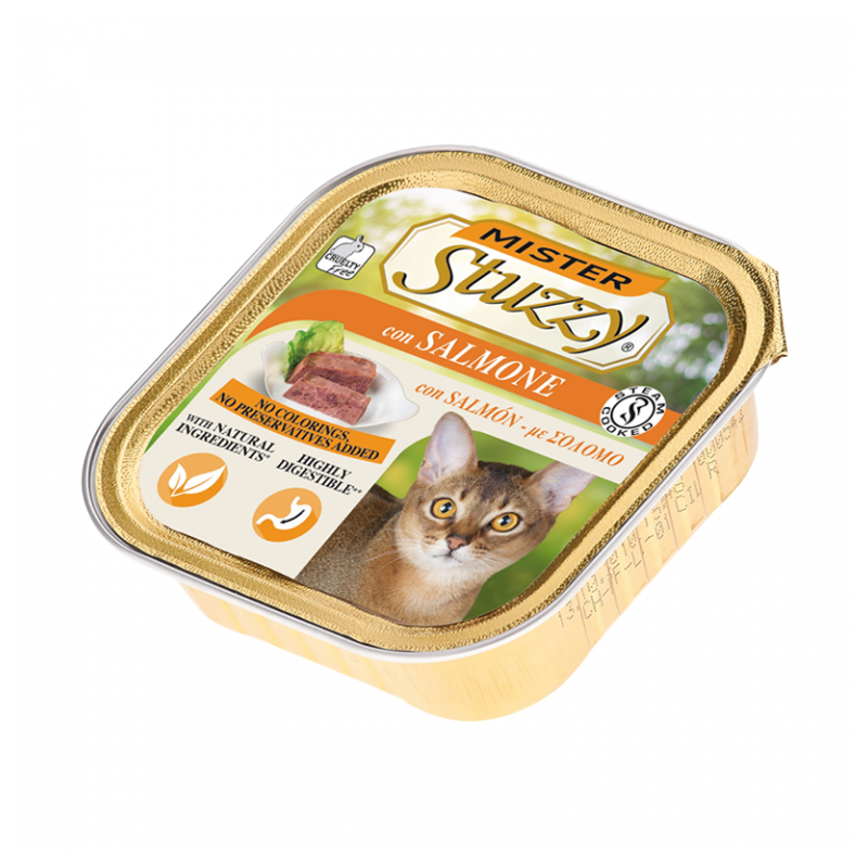 GATTO MISTER STUZZY 100GR VASCHETTA SALMONE