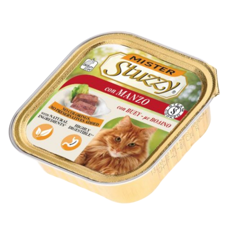 GATTO MISTER STUZZY 100GR VASCHETTA MANZO