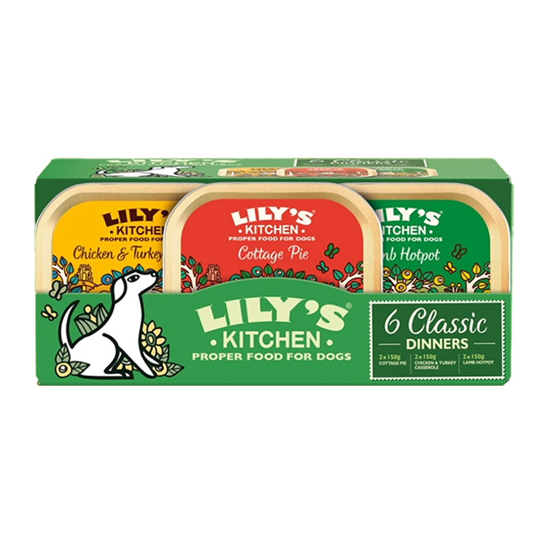 CANE LILYS 6X150GR MULTIPACK CLASSIC DINNER