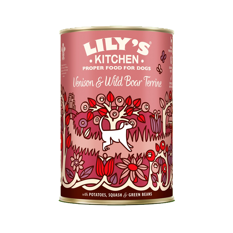 CANE LILYS 400GR TERRINE CERVO CINGHIALE