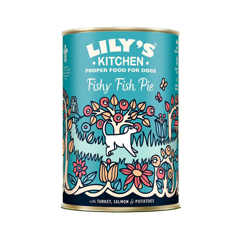 CANE LILYS 400GR FISHY PIE TACCHINO SALMONE ARINGA