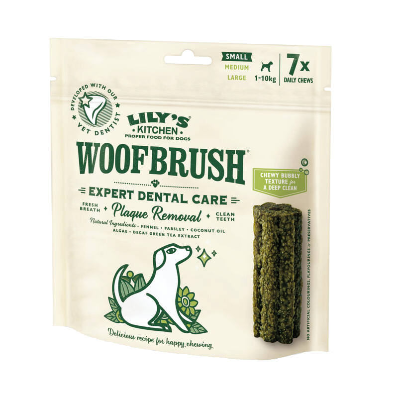 CANE SNACK LILYS WOOFBRUSH 7X22GR SMALL