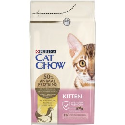 GATTO PURINA CHOW KITTEN 1.5KG POLLO