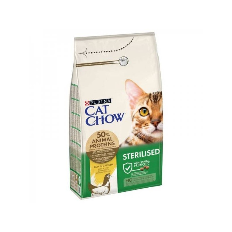 GATTO PURINA CHOW STERILIZED 1.5KG POLLO