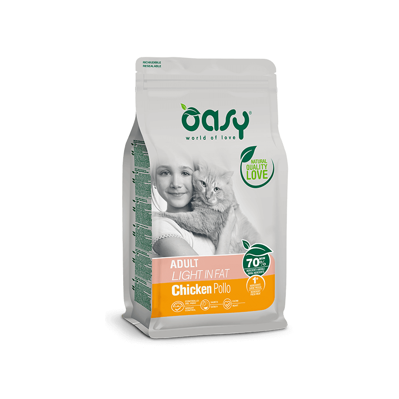 GATTO OASY ADULT LIGHT IN FAT 1.5KG