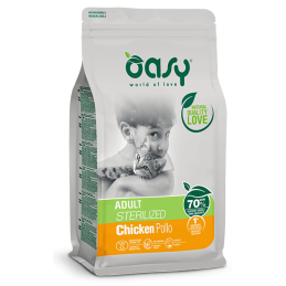 GATTO OASY ADULT STERILIZZATO 7.5KG POLLO