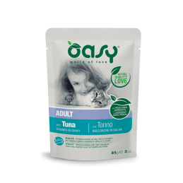 GATTO OASY BOCCONI ADULT 85GR BUSTA TONNO IN SALSA