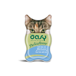 GATTO OASY DELICATESSE 85GR PATE MERLUZZO