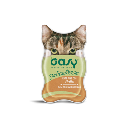 GATTO OASY DELICATESSE 85GR PATE POLLO