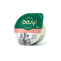 GATTO OASY MORE LOVE 70GR CUP TONNO SALMONE