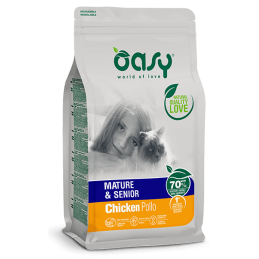 GATTO OASY MATURE SENIOR 300GR POLLO