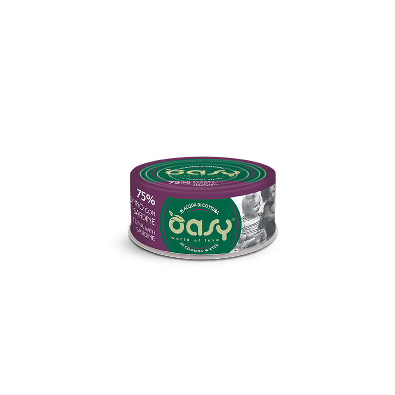 GATTO OASY MORE LOVE 70GR WATER TONNO SARDINE